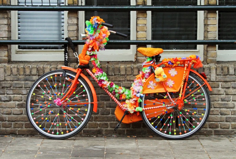 Parcourez la ville d'Amsterdam à vélo