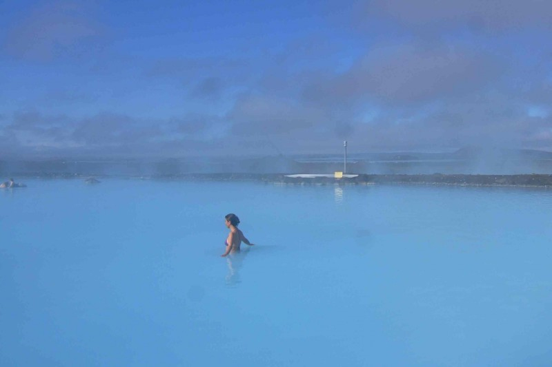 Les bains d'eau chaude volcanique sont l'occasion de passer un moment bien-être