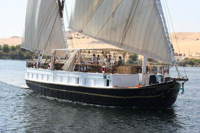 Une croisière sur le Nil avec le voilier traditionnel Sandal Sothis II