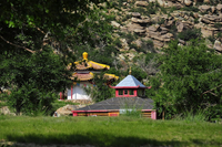 Un temple en Mongolie