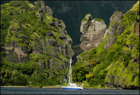 Côtoyer des paysages magnifiques à bord de l'Aranui