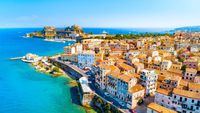 Ile de Corfou, Vue panoramique de la capitale Kerkyra