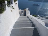Villa sur l'île de Santorin aux Cyclades