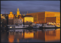Coucher de soleil à Stockholm