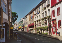 Une rue à Quebec